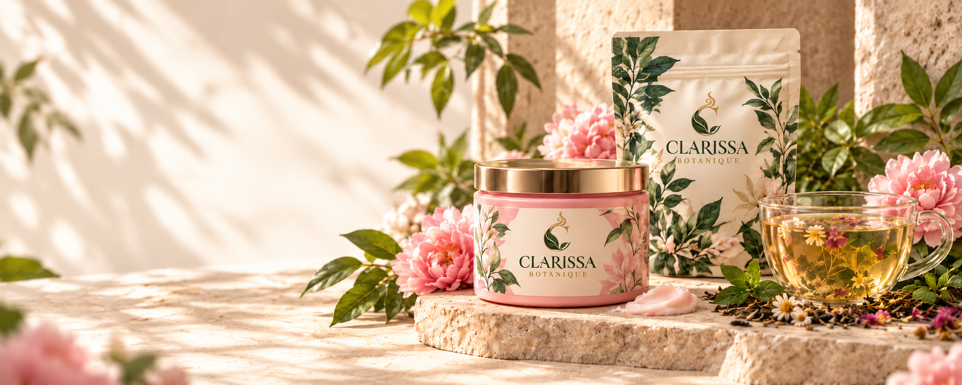Rituel de soins et infusion Clarissa Botanique