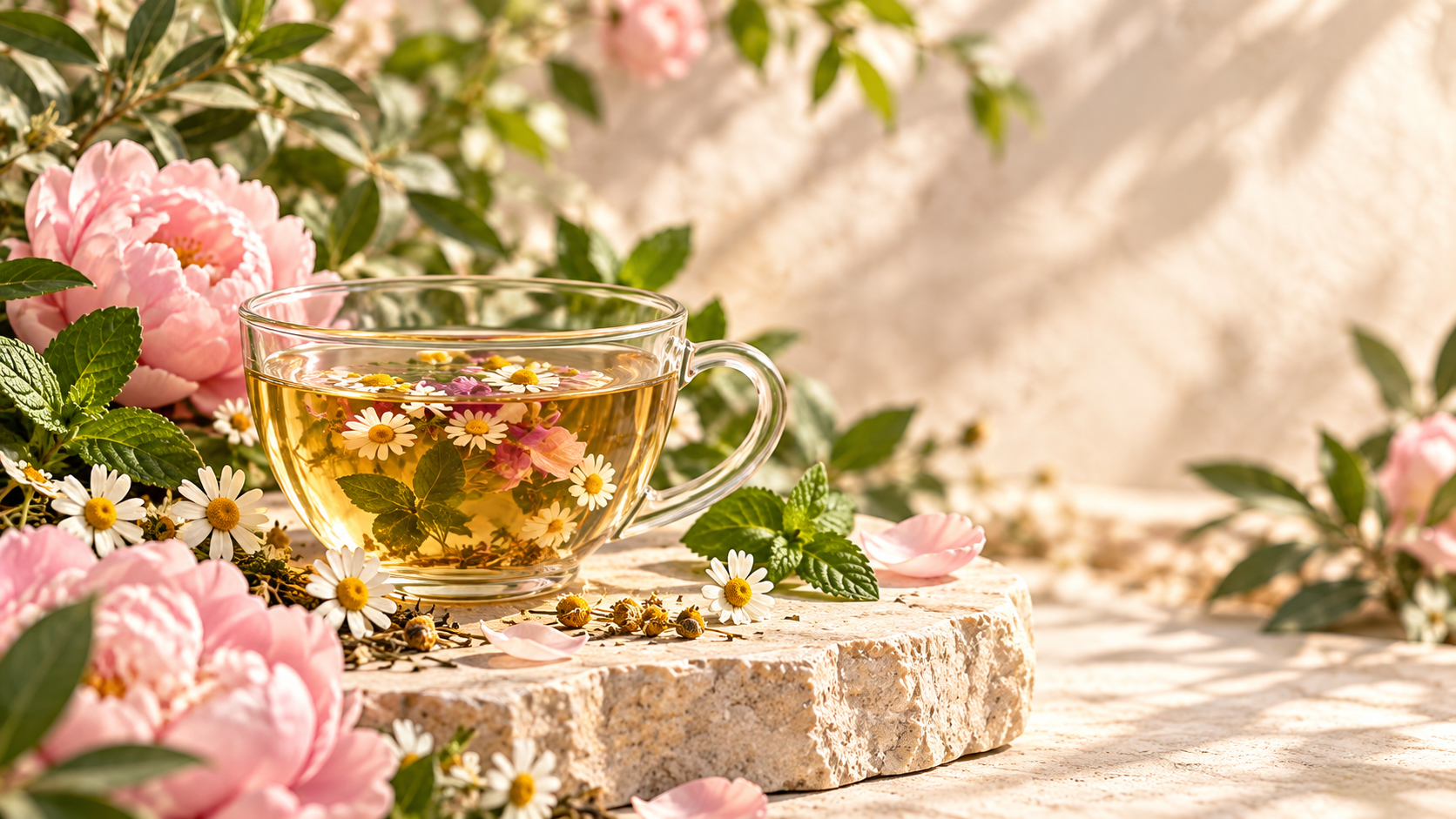 Tasse d'infusion fleurie Clarissa Botanique