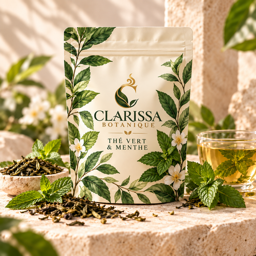 Thé vert et menthe Clarissa Botanique
